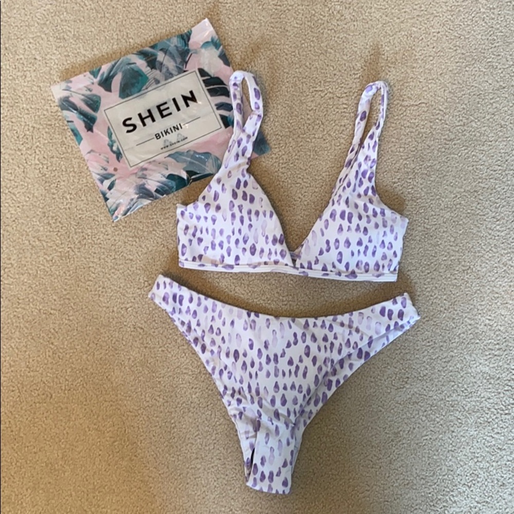 Allover Print Bikini Set